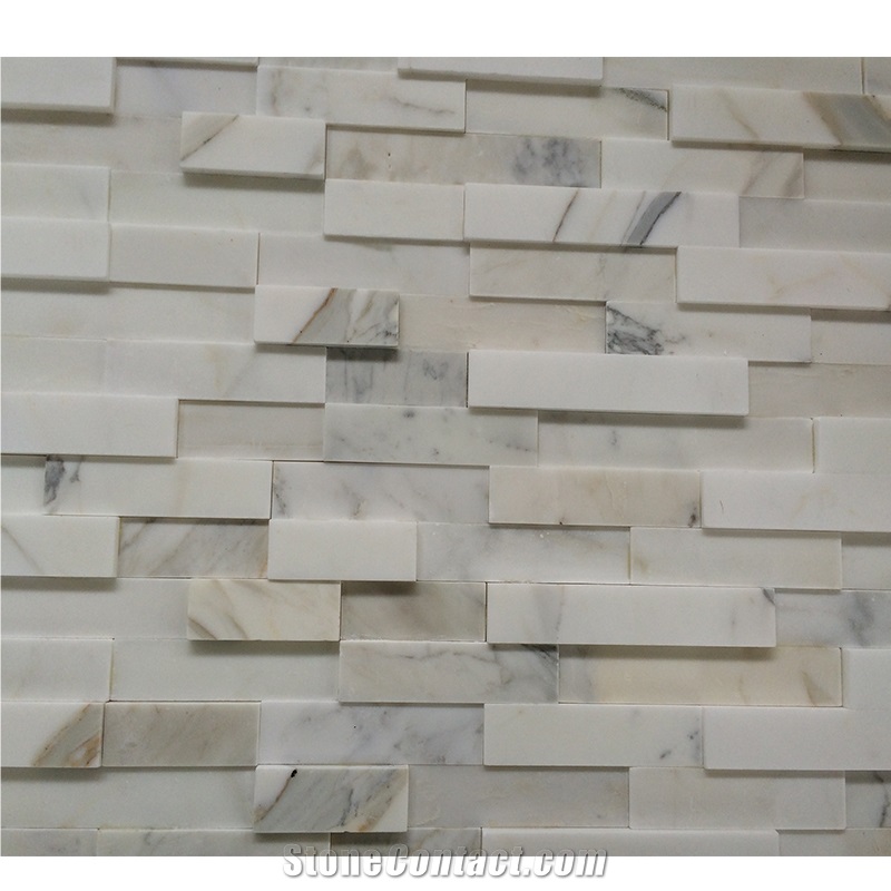 Calacatta Marble Natural Stone Ledger Panels