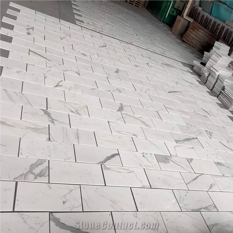 High Quality Factory Direct Calacatta Vena White Tiles