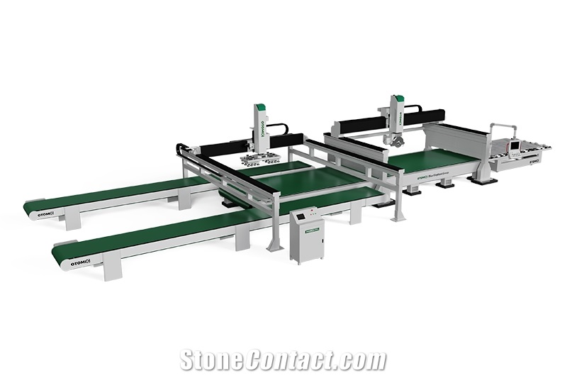 5 Axis CNC Bridge Saw Machine Quartz Slab Production Line For Granite