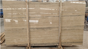 Italy Silver Light Travertine Slabs