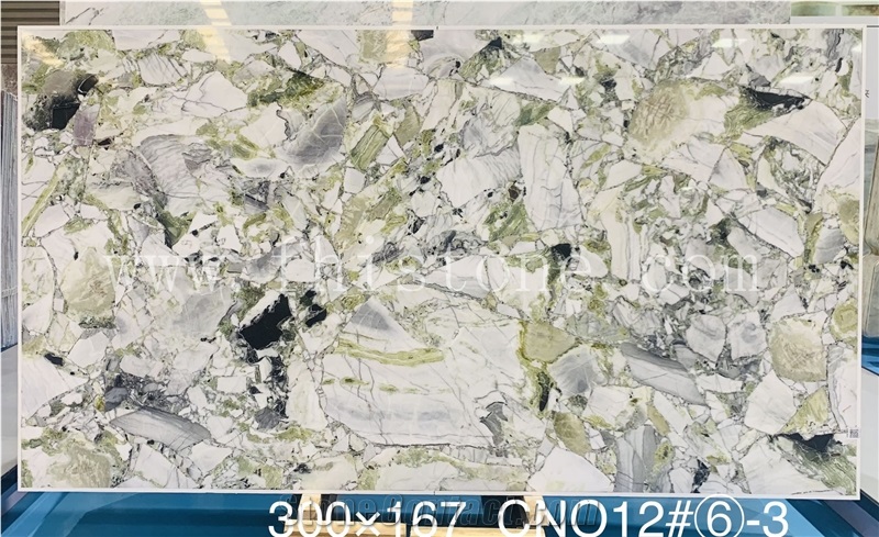 White Beauty Marble Cool Emerald Marble Primavera Marble
