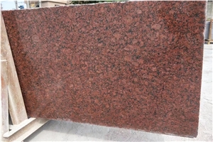 WG011 India Red Granite Tiles Slabs Polishing
