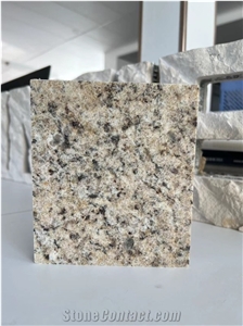 Giallo Ornamental Granite Tile Laminated Honeycomb Backing