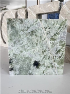 Green Granite Tile Laminated Aluminum Honeycomb Backing