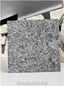 Steel Grey Granite Flamed Tile Laminated Honeycomb Backing