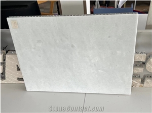 White Jade Tile Laminated Aluminum Honeycomb Backing