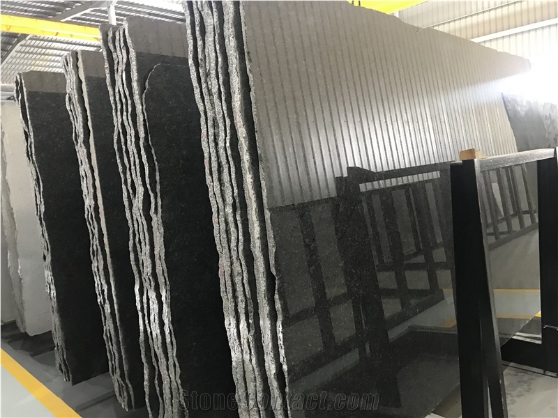 Angola Black Granite Big Slab Tile For Wall And Floor