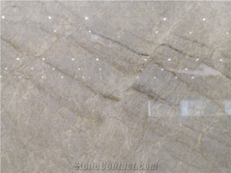 Brazil Allure Grey Quartzite Slab Tile For Wall And Floor