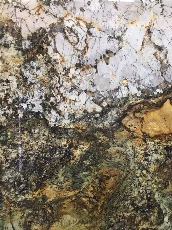 Brazil Baricatto Yellow Granite Slab Tile
