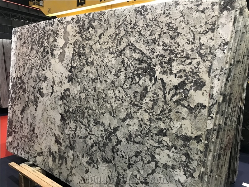 Brazil Everest White Granite Slab Tile