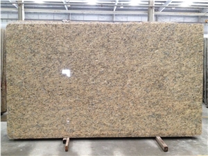 Brazil Giallo Cecilia Gold Granite Slab Tile