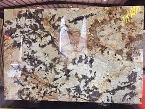 Brazil Golden Chocolate Granite Slab Tile