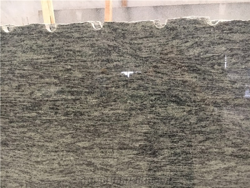 Brazil Olive Green Granite Polished Slab Tile