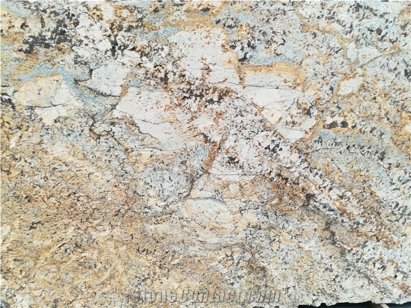 Brazil Persa Imperial Yellow Granite,Brazil Granite Slab