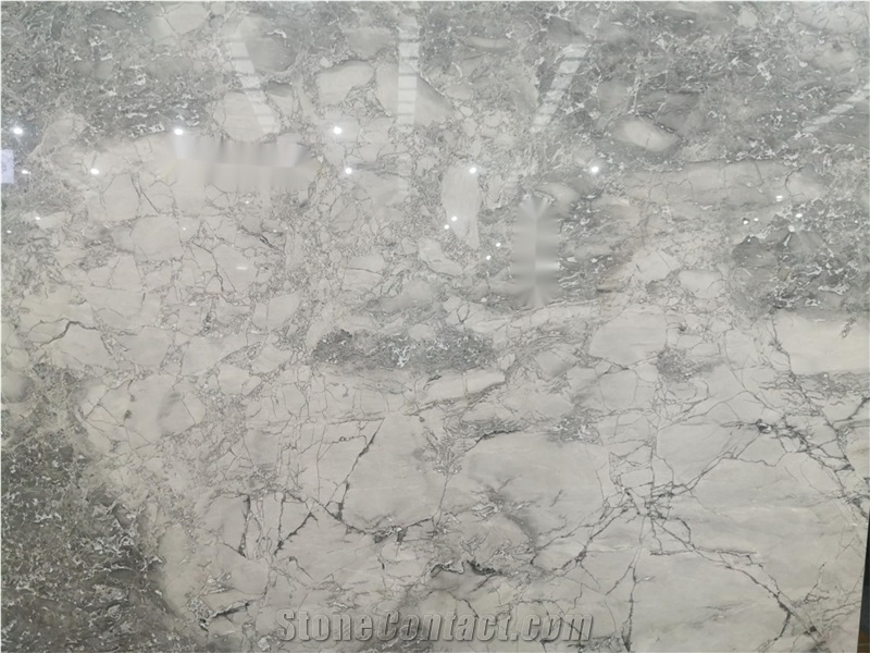 Brazilian Arabescato Marble, Grey Marble Slab Tile