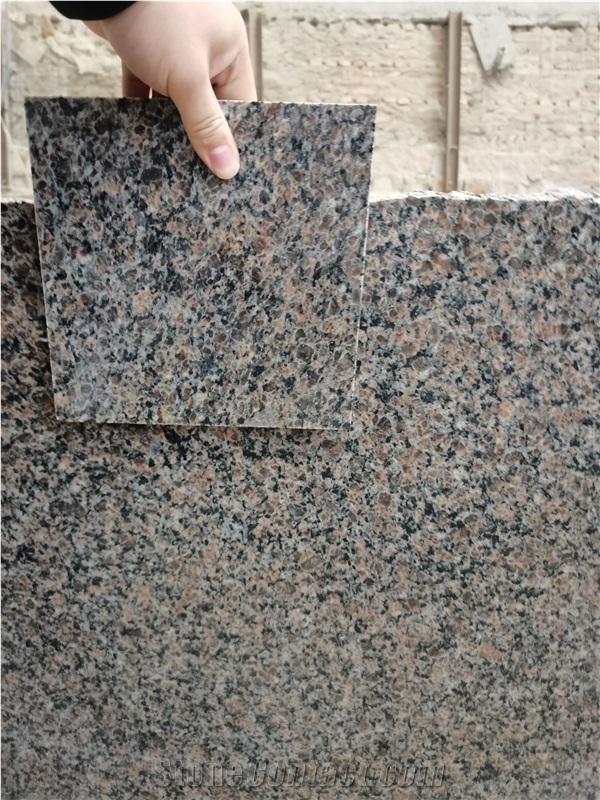 Canada Dakota Mahogany Brown Granite Slab