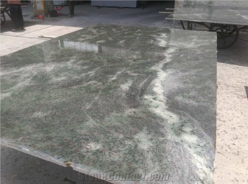 China Dangdong Green Marble Slab Tile