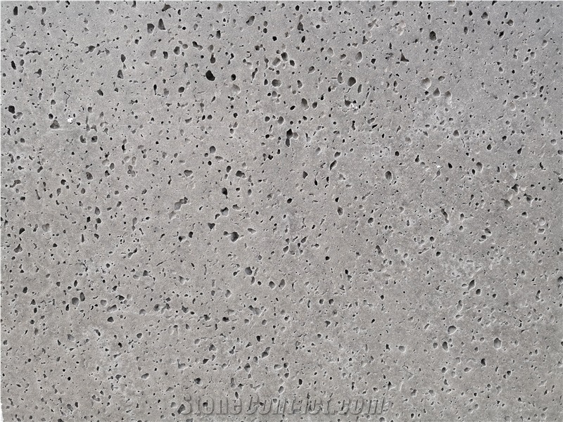 China Grey Basalt With Hole Slab Tile