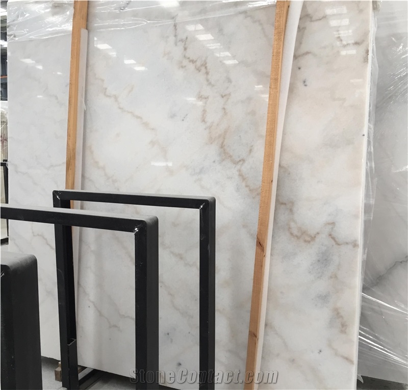 China Guangxi White Marble Slab For Wall
