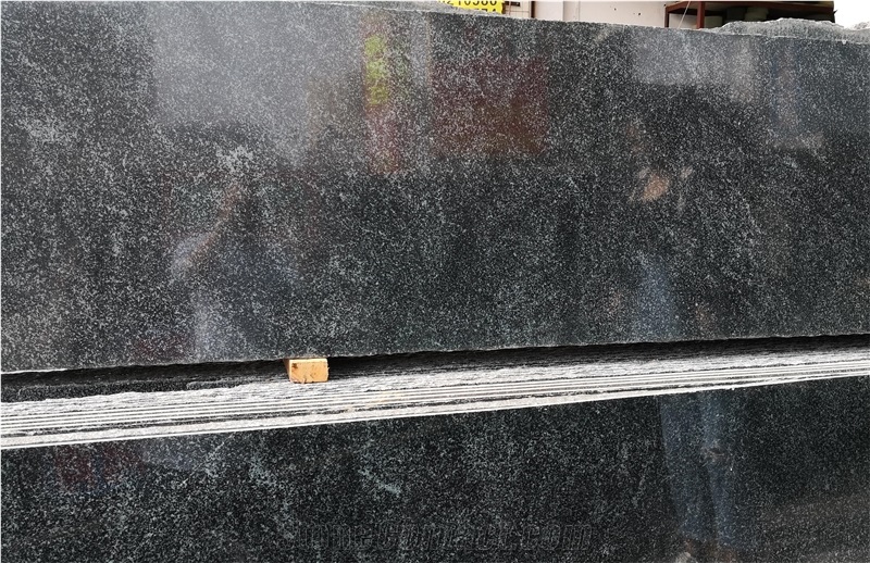 China New Forest Green Granite Slab Tile
