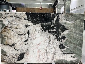 Cristallo Tiffany Quartzite Slab Good For Interior Wall