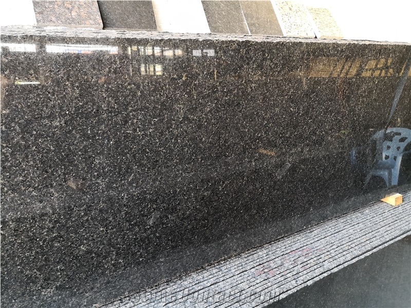 Indian Black Pearl Granite Slab Tile