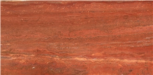 Red Travertine Blocks