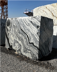 Silver Stream Marble Blocks