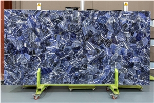 Sodalite Blue Semiprecious Stone Slabs