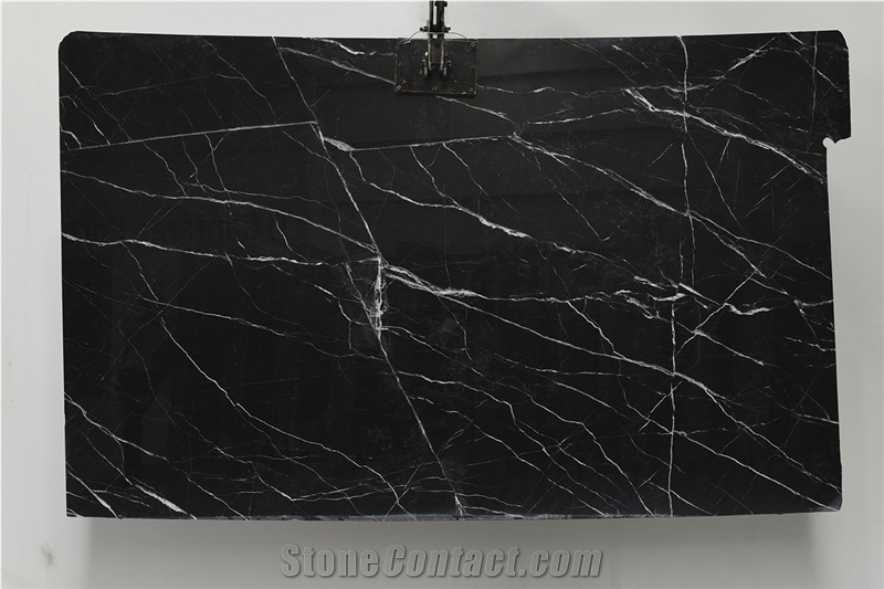Zeus Black Marble - Torreon Nero Marquina Marble Slabs