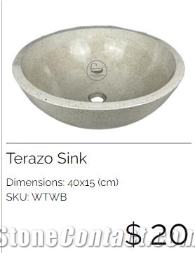 Terrazzo Sink 40X15cm