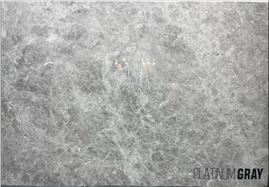 Platinum Gray Marble Slabs Polished Finish