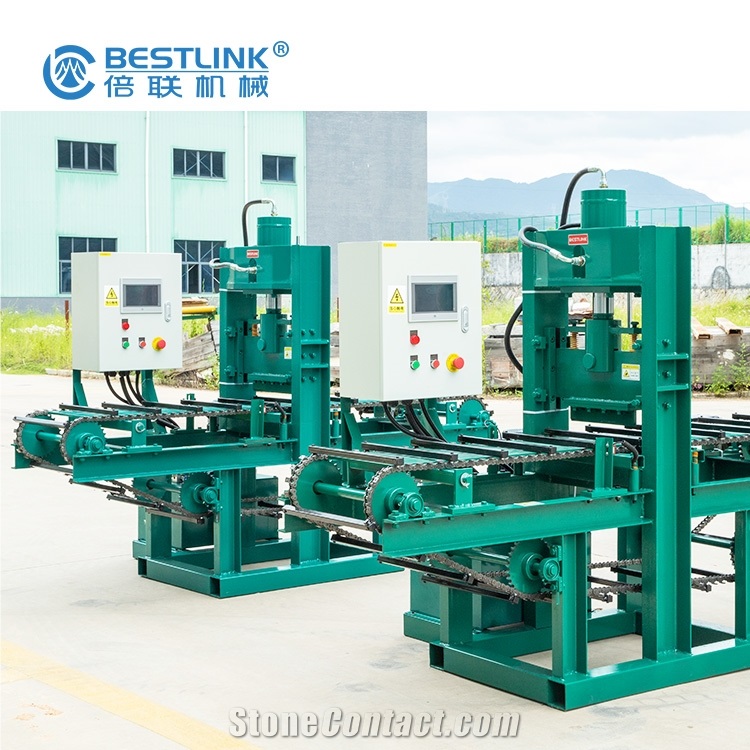 Natural-Face Stone Mosaic Guillotine With Automatic Conveyor