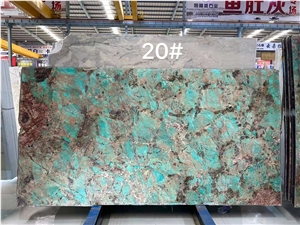 Amazon Green Quartzite Slab&Tiles For Hotel Project