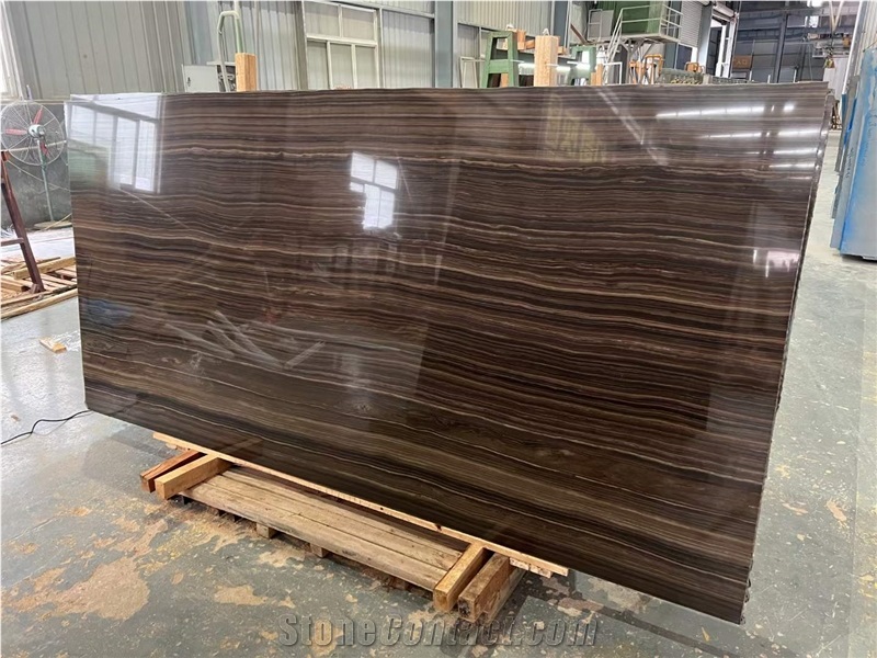 Canada Wood Marble Slab&Tiles For Hotel Project