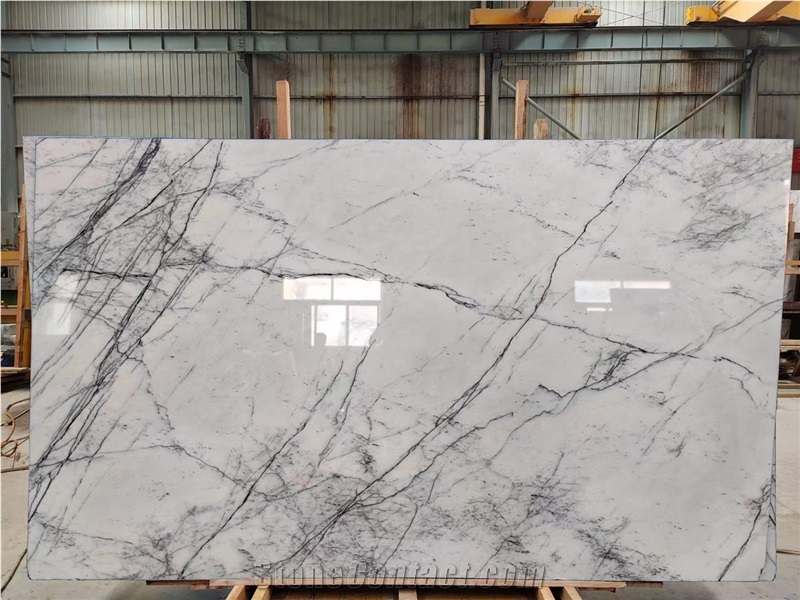 Milas Lilac Marble Slab For Home Decoration
