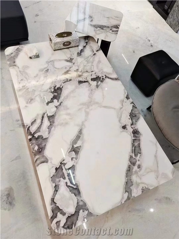 Oyster White Marble Coffee Tabletop