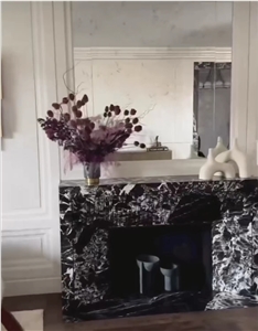 Top Quality Of Black Grand Antique For Indoor Fireplace