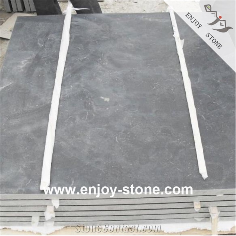 Honed/Natural/Sawn Grey Limestone Tiles For Wall And Floor