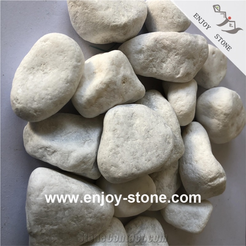 Mixed Size Pebble Stone For Walkway And Roads