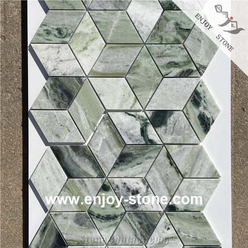 Polished Marble Mosaic Tiles For  Wall And Floor