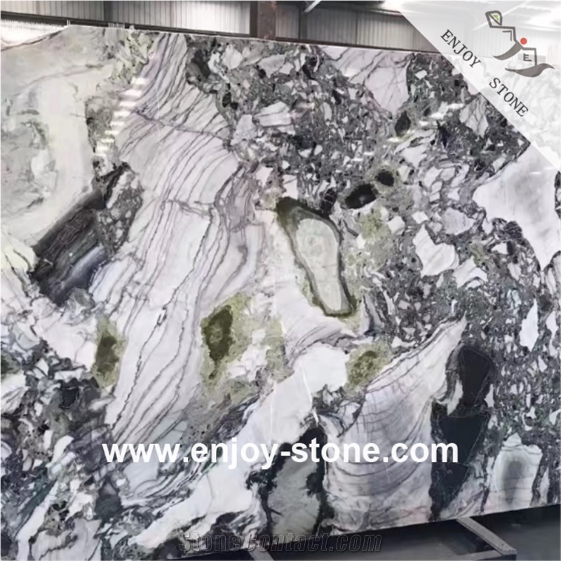 Polished White Beauty Marble Slabs For Wall Cladding/Floor