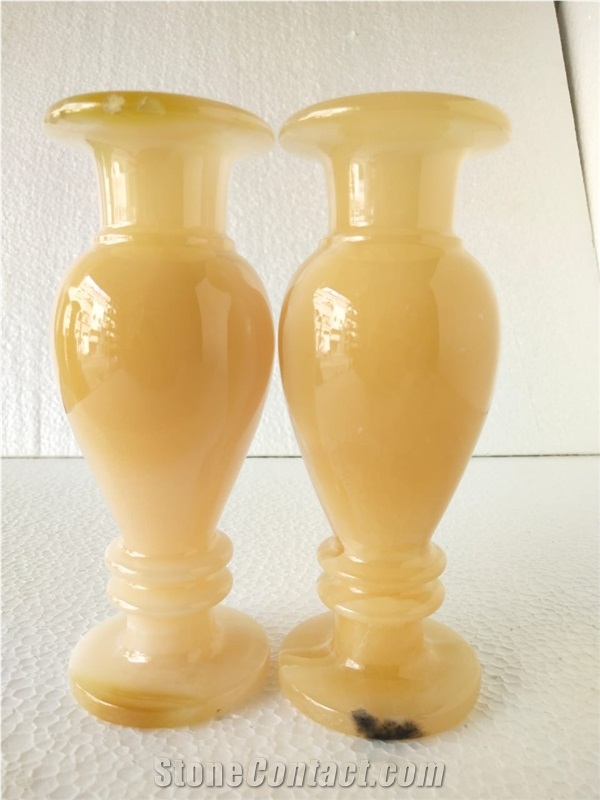 Onyx Flower Vases