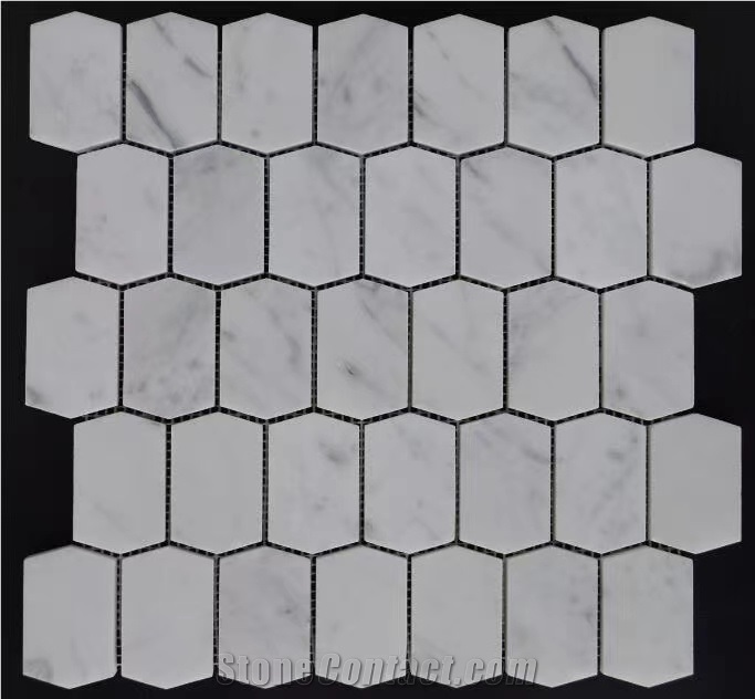 Natural Marble Mosaic Tile For Bathroom Wall Decoration