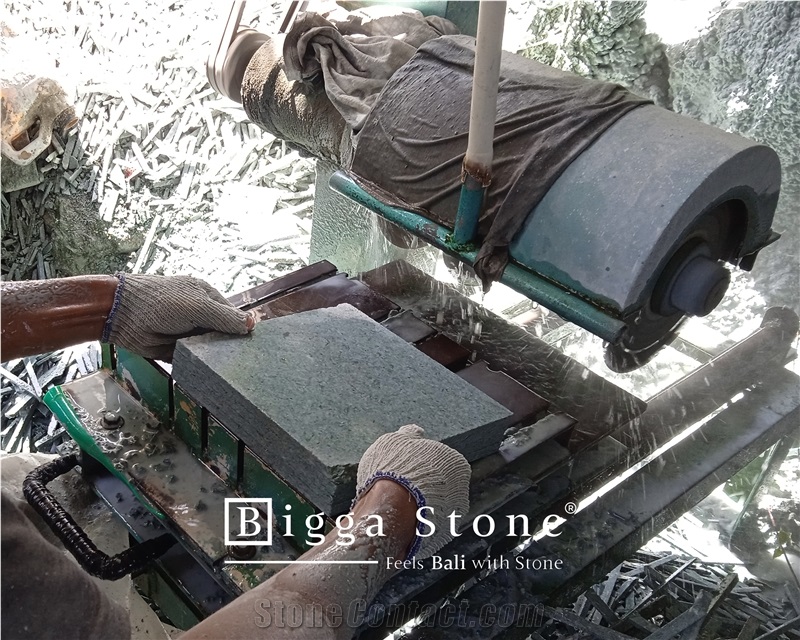 Premium Sukabumi Green Stone Quarry - Bali Stone