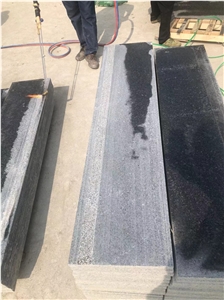 G654 Dark Grey Granite Tiles For Steps Risers