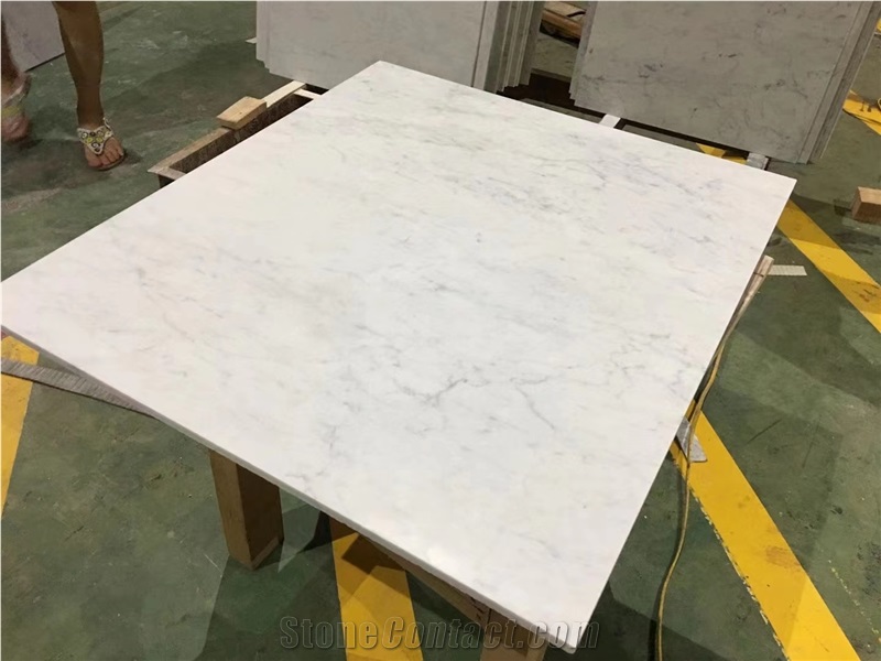 White Marble Tiles Bianco Carrara