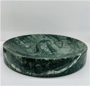Dark Green Marble Incense Burner Incense Holder