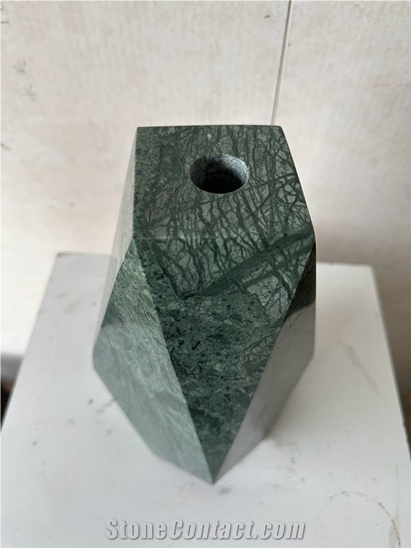 Green Marble Interior Vase