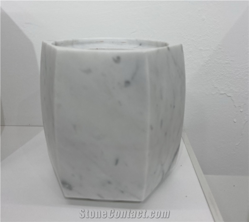 Household Ornaments Carrara Marble Vase Home Decor Products